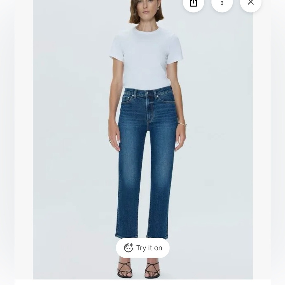 Pistola Dark Blue Straight Leg Jeans